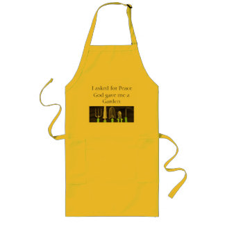 Peace Garden Long Apron
