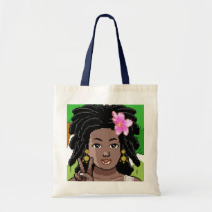 Peace Girl Tote Bag