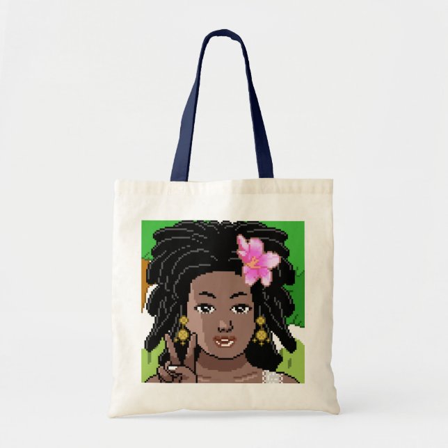 Peace Girl Tote Bag (Front)