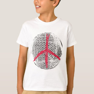 Peace Globe no war no fighting no violence love T-Shirt