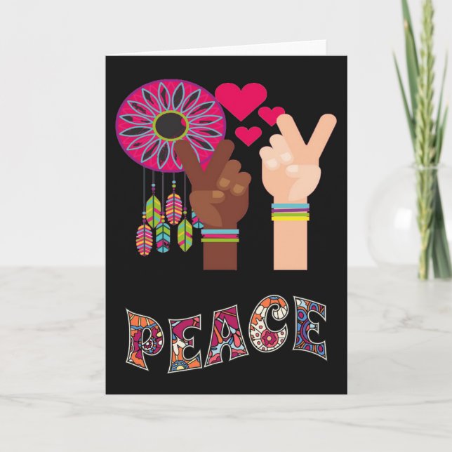 Peace Greeting Card (Front)