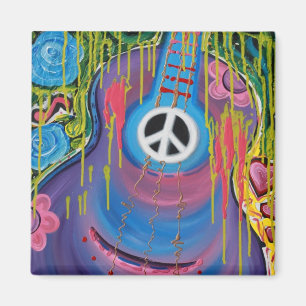 Peace Guitar Magnet