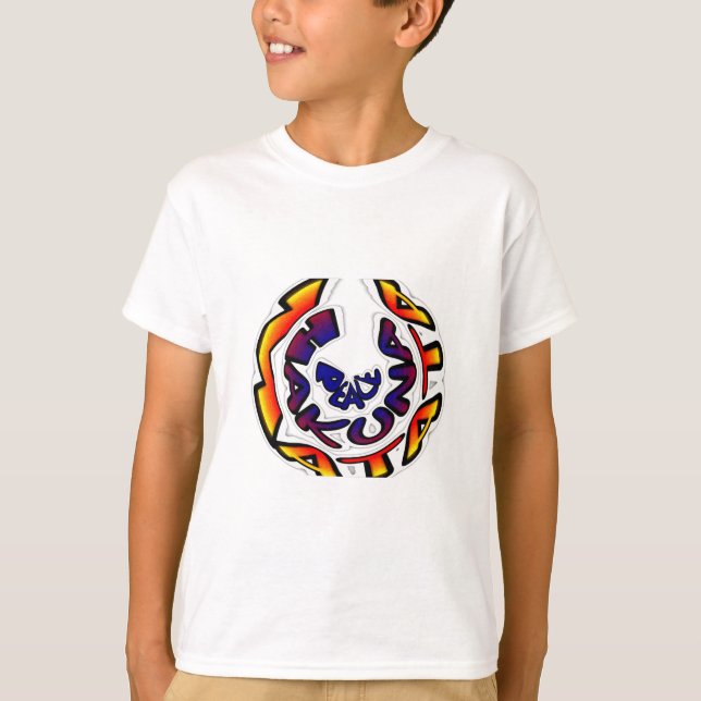 "Peace Hakuna Matata" Circular Art Print T-Shirt (Front)