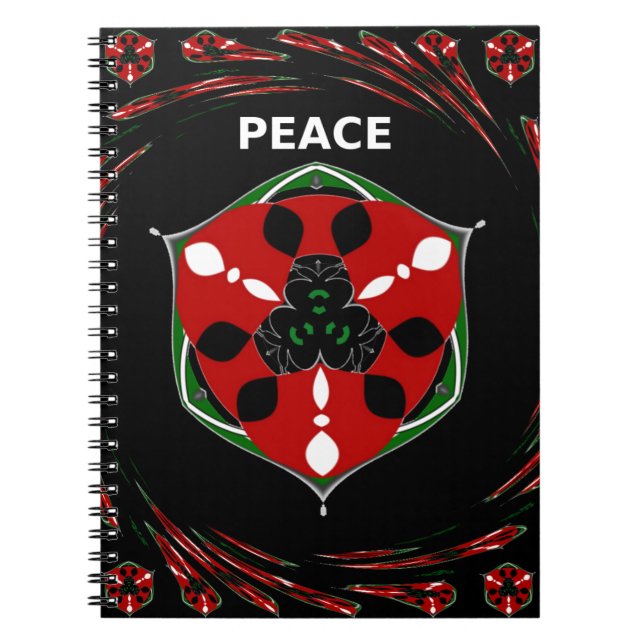 Peace  Hakuna Matata.png Notebook (Front)