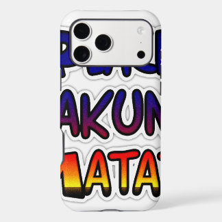 Peace HAKUNA MATATA: Swahili Bold Gradient Blue Pu