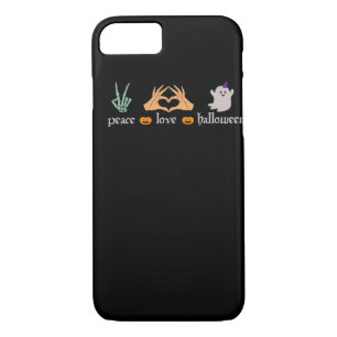 Peace Halloween Peace Sign Skeleton Witch's Hands  iPhone 8/7 Case