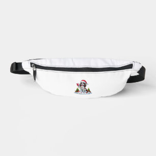 Peace Hand English Springer Spaniel Christmas Dog Bum Bags