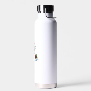 Peace Hand English Springer Spaniel Christmas Dog Water Bottle