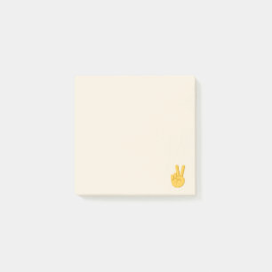 Peace Hand Sign Emoji Post-it Notes
