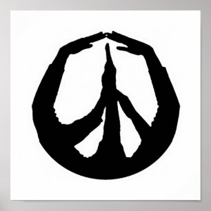 Peace Hands Poster