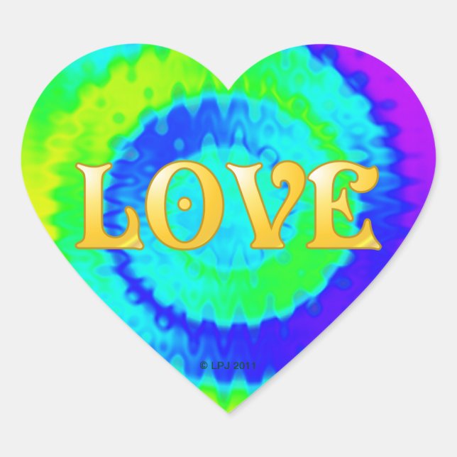 Peace Heart Stickers (Front)