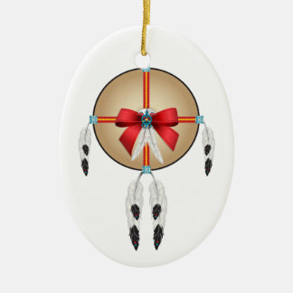 Peace Here on Earth, Ojibwe Ceramic Tree Decoration