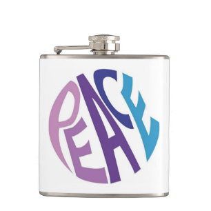 PEACE HIP FLASK