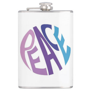 PEACE HIP FLASK