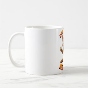 Peace Hippie Happy Boho kitten kitty cat  Coffee Mug