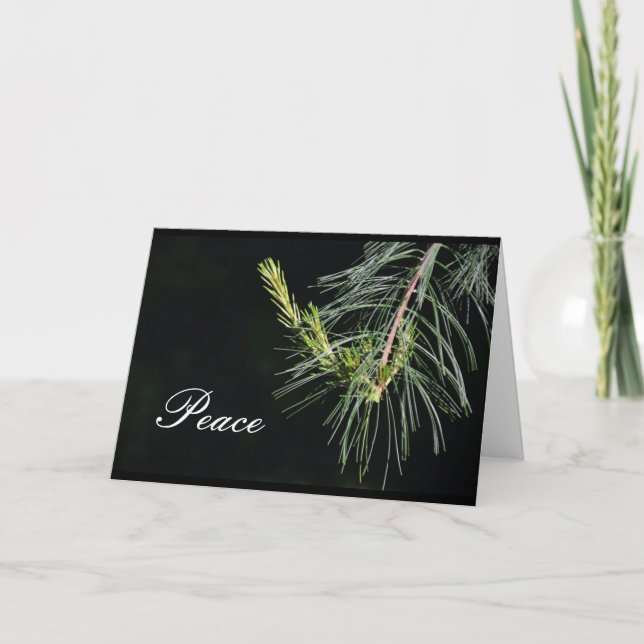 Peace holiday card (Front)