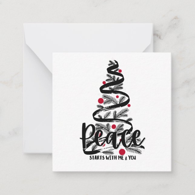 Peace Holiday Card (Front)