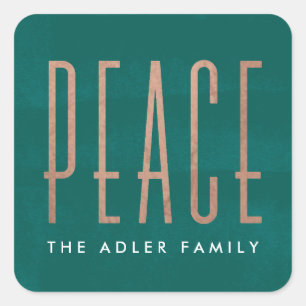 Peace Holiday Sticker