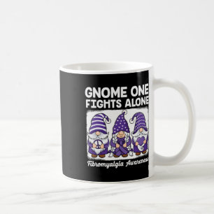 Peace Hope Love Gnomes Purple Ribbon Fibromyalgia  Coffee Mug