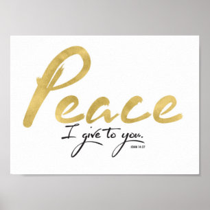 Peace I give to you Art Print