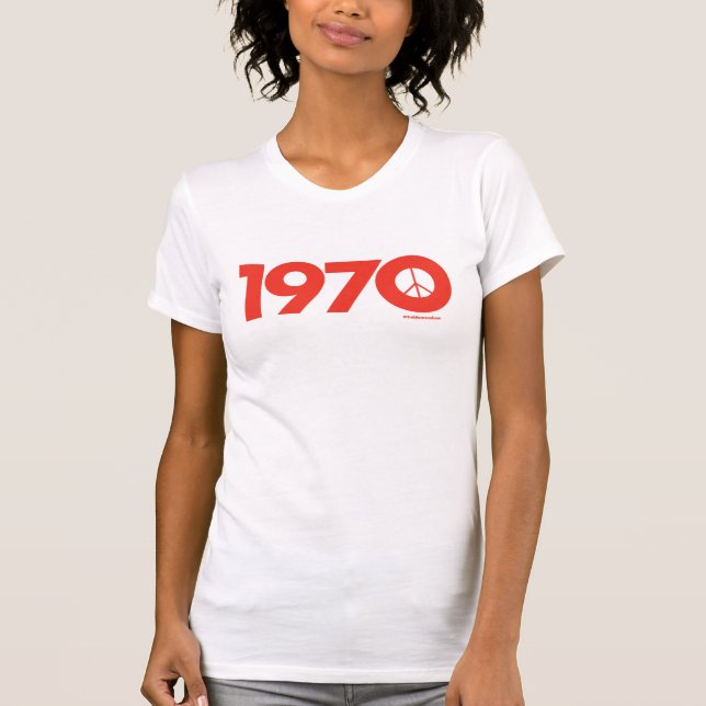 Peace in 1970 Tee (White) (Front)