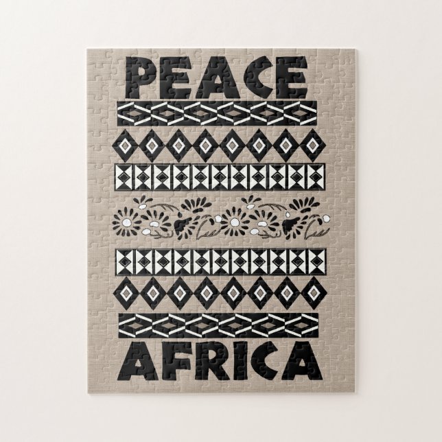 Peace In Africa Jigsaw Puzzle (Vertical)
