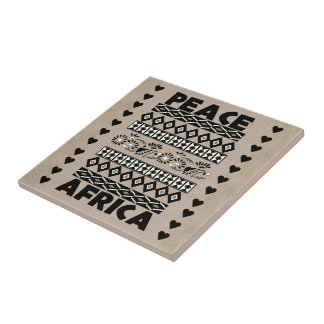 Peace In Africa Tile