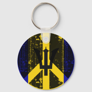 Peace In Barbados Key Ring