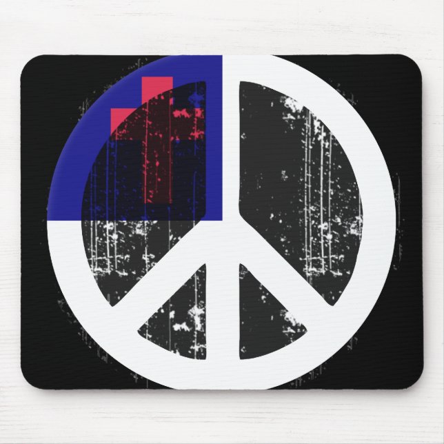 Peace In Christian Mouse Mat (Front)