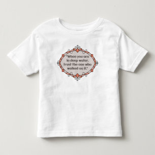Peace in deep waters toddler T-Shirt
