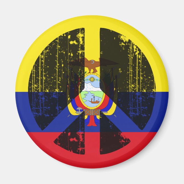 Peace In Ecuador Magnet (Front)