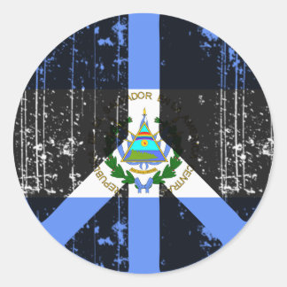 Peace In El Salvador Classic Round Sticker