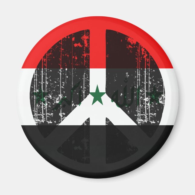 Peace In Iraq Magnet (Front)