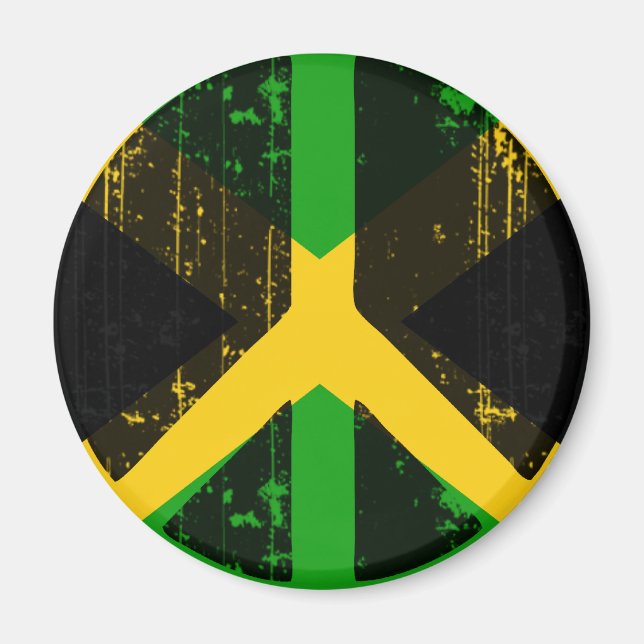 Peace In Jamaica Magnet (Front)