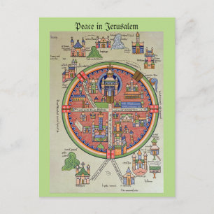 Peace in Jerusalem postcard