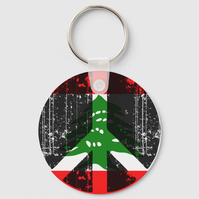 Peace In Lebanon Key Ring (Front)