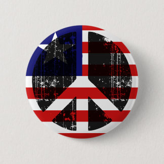 Peace In Liberia 6 Cm Round Badge