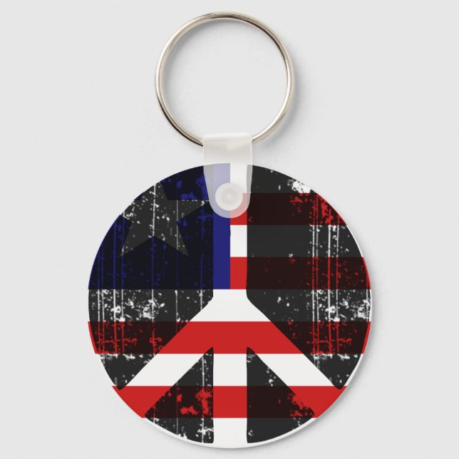 Peace In Liberia Key Ring (Front)