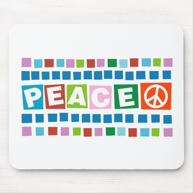 Peace in Mind Mouse Mat (Front)