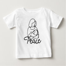 Peace in Mum’s Arms Baby Bodysuit