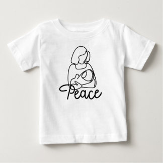 Peace in Mum’s Arms Baby T-Shirt