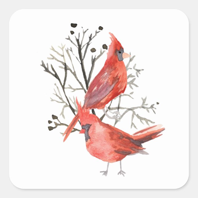 Peace in Nature Christmas Holiday Sticker (Front)