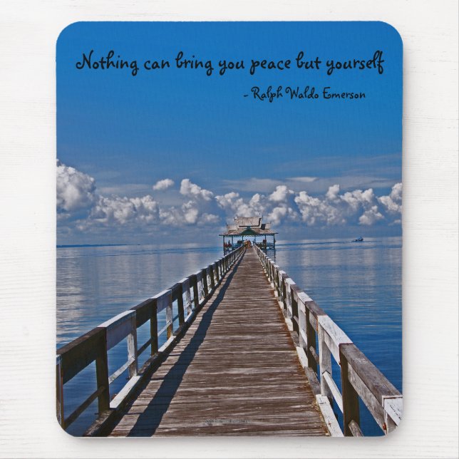 Peace in Nature Mouse Mat (Front)