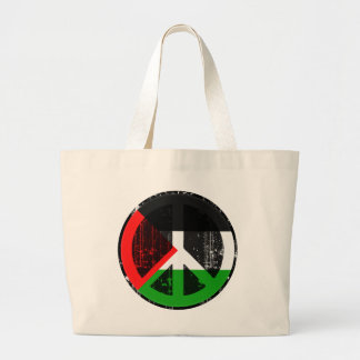Peace In Palestine Large Tote Bag