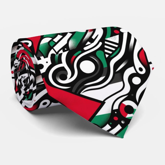 PEACE IN PALESTINE TIE (Rolled)