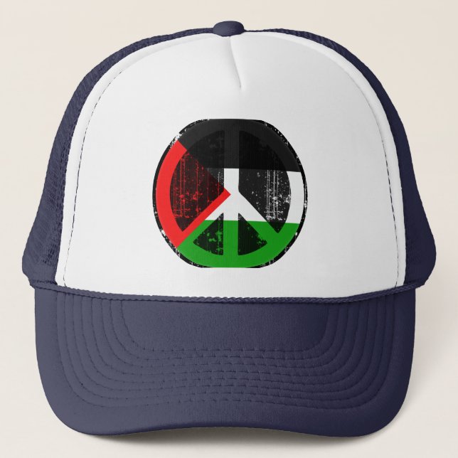 Peace In Palestine Trucker Hat (Front)