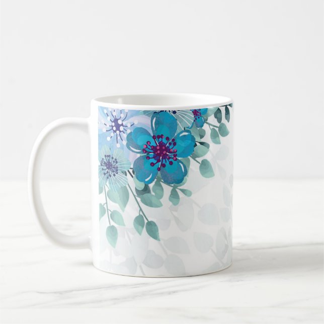 Peace in Petals Coffee Mug (Left)