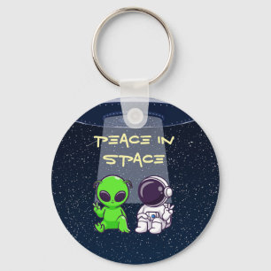 Peace in Phone on a Keychain