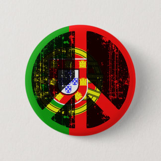 Peace In Portugal 6 Cm Round Badge