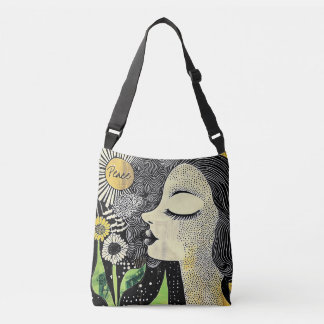 Peace in Serenity Abstract Tote